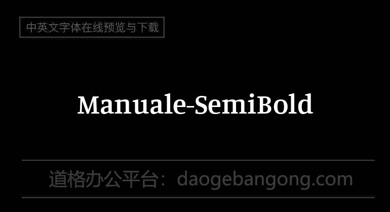 Manuale-SemiBold