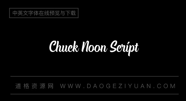 Chuck Noon Script
