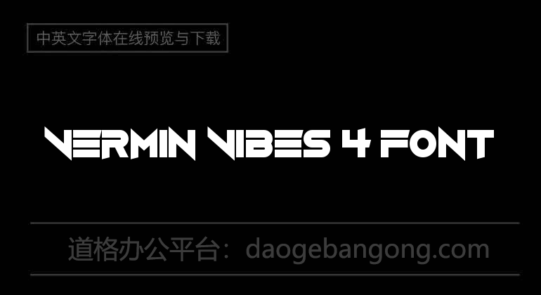 Vermin Vibes 4 Font