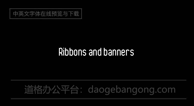 Ribbons and banners