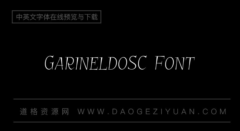 GarineldoSC Font