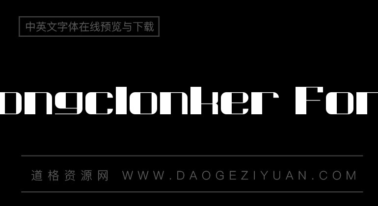 Gongclonker Font