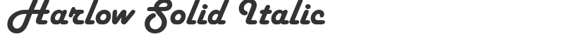 Harlow Solid Italic