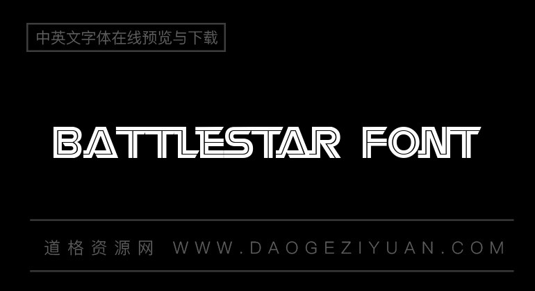 Battlestar Font