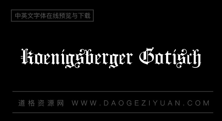 Koenigsberger Gotisch