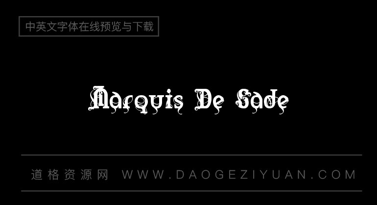Marquis De Sade