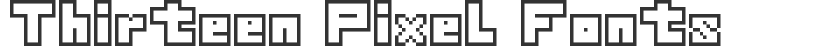 Thirteen Pixel Fonts