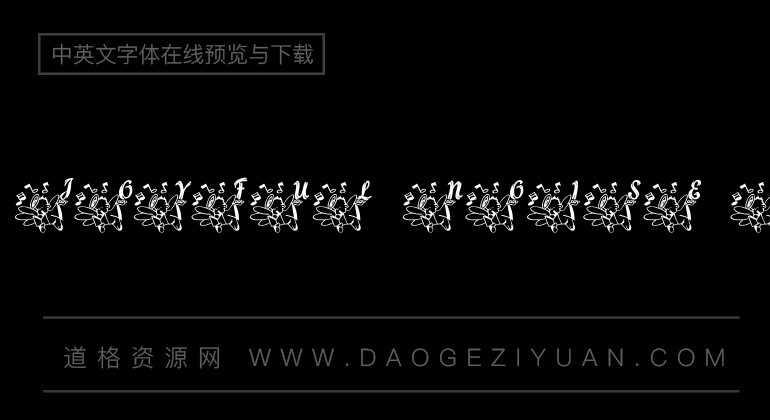 LCR Joyful Noise Font