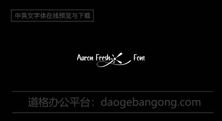 Aaron Fresh Font