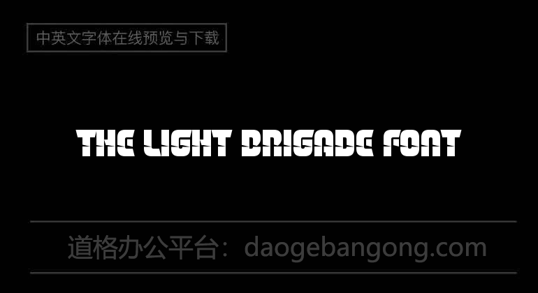 The Light Brigade Font