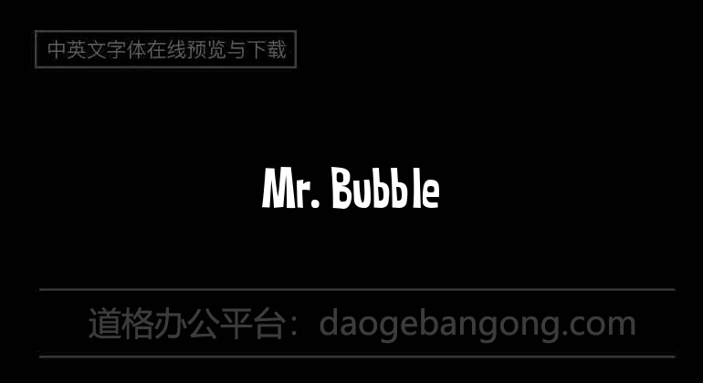 Mr. Bubble