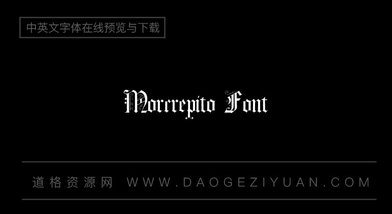 Morcrepito Font