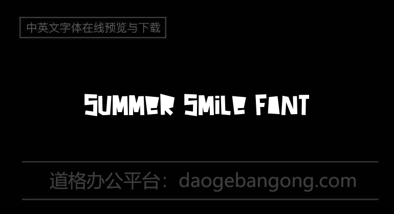 Summer Smile Font