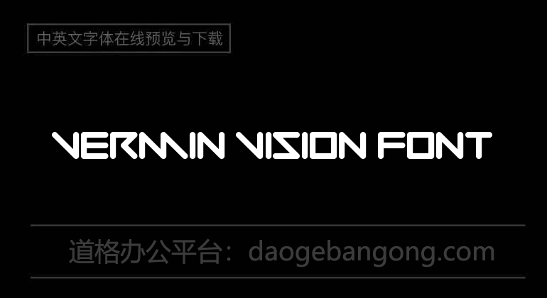 Vermin Vision Font