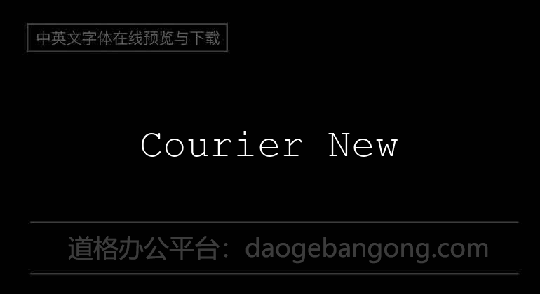 Courier New