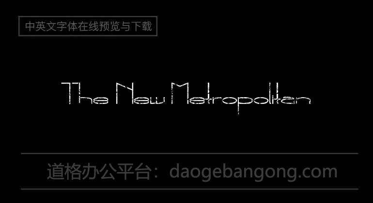 The New Metropolitan