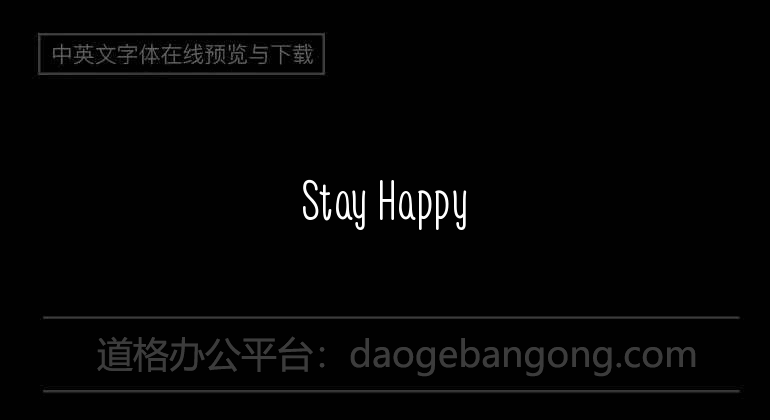 Stay Happy