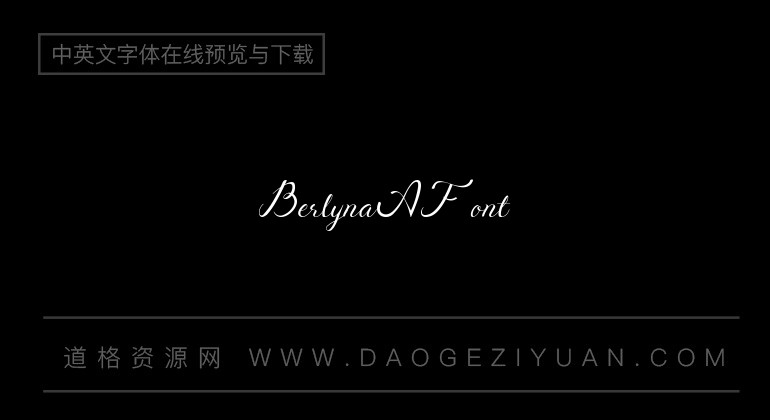 Berlyna Font