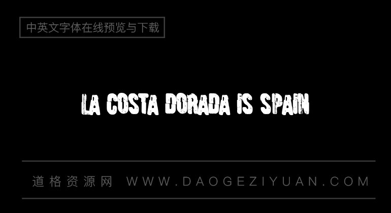La Costa Dorada is Spain
