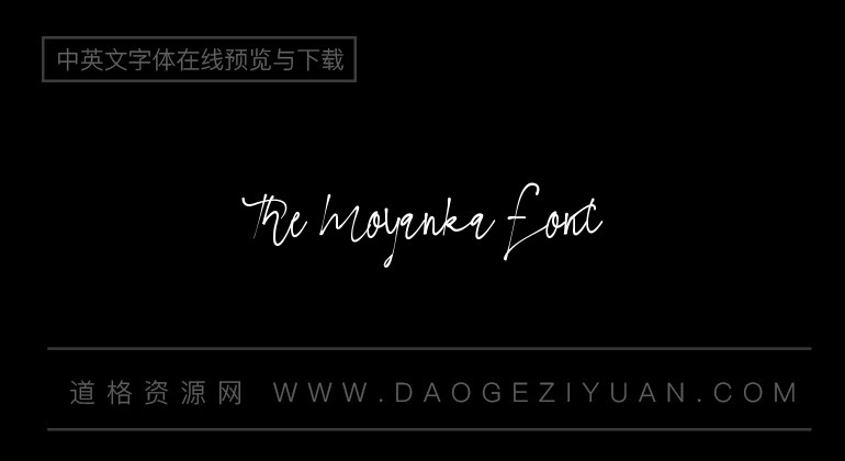 The Moyanka Font
