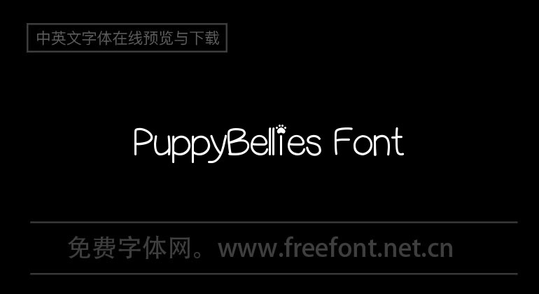 PuppyBellies Font