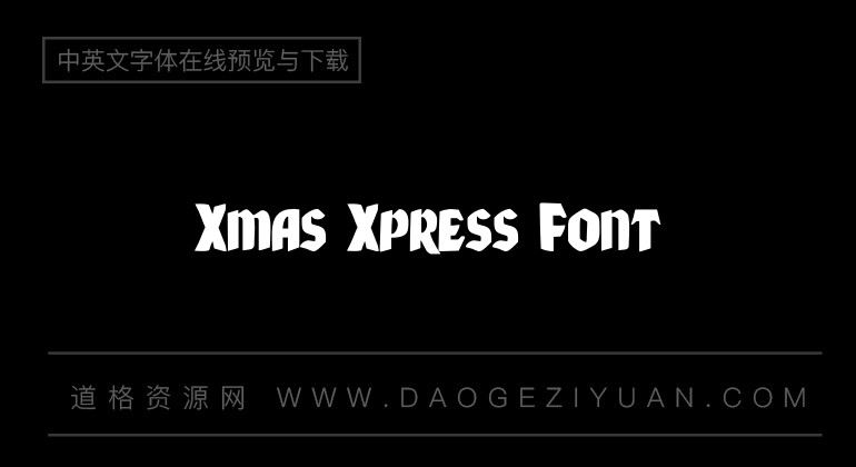 Xmas Xpress Font
