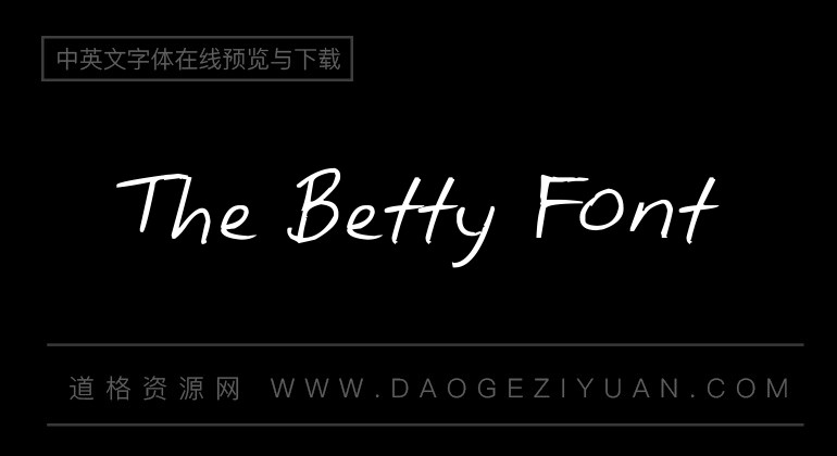 The Betty Font