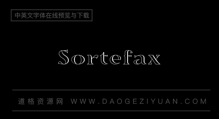 Sortefax