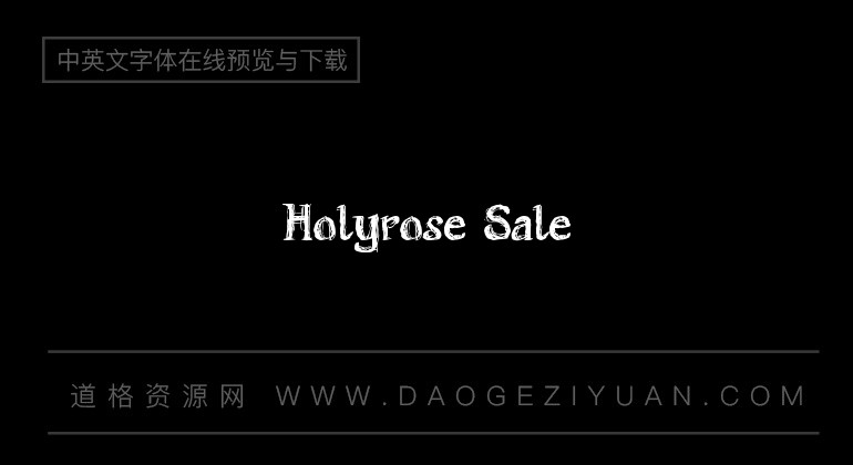 Holy Rose Sale