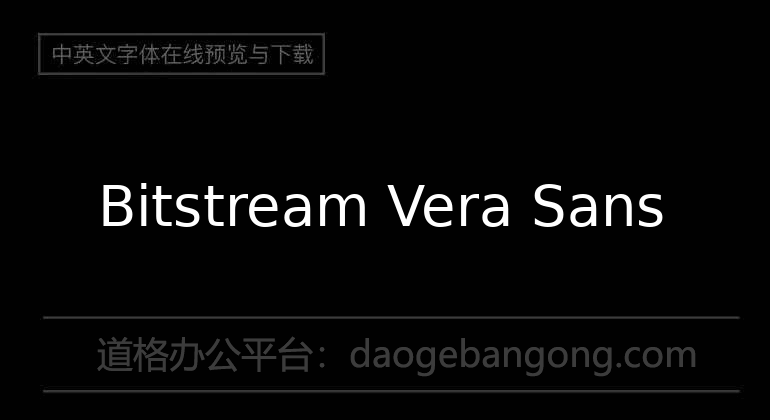 Bitstream Vera Sans