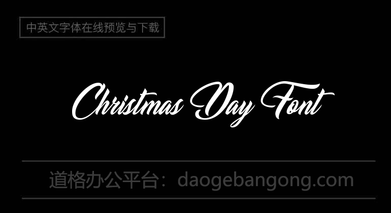 Christmas Day Font