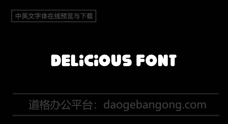 Delicious Font