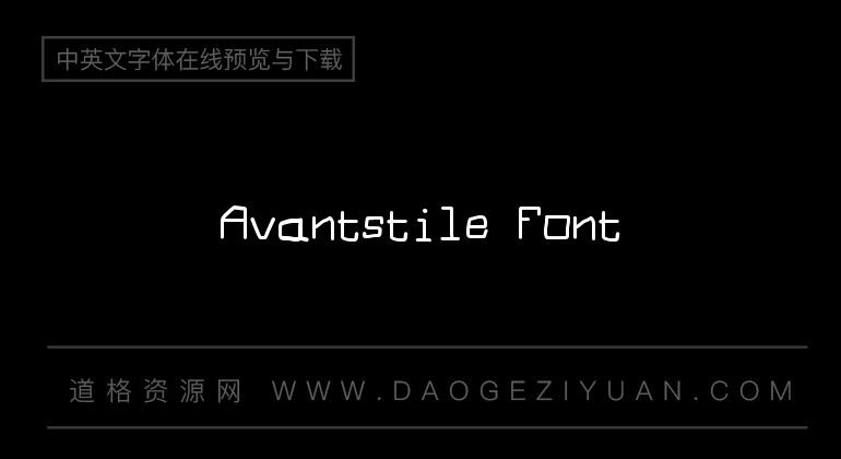 Avantstile Font