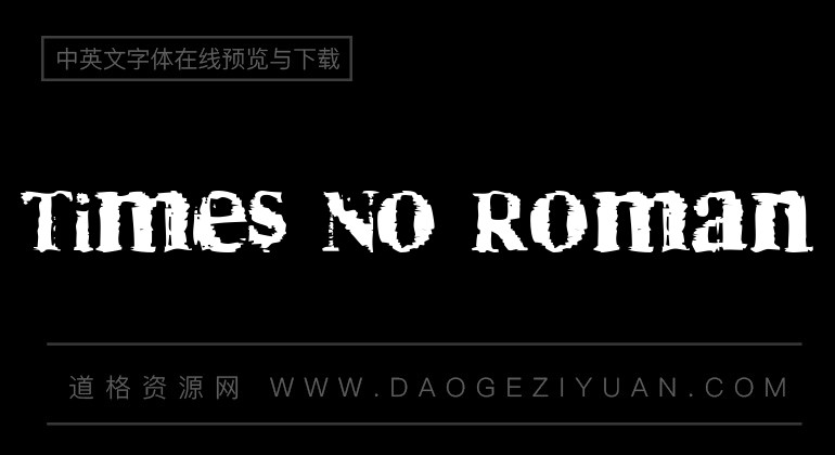 Times No Roman