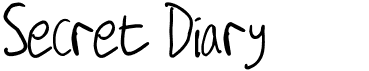 Secret DiaryFree font download