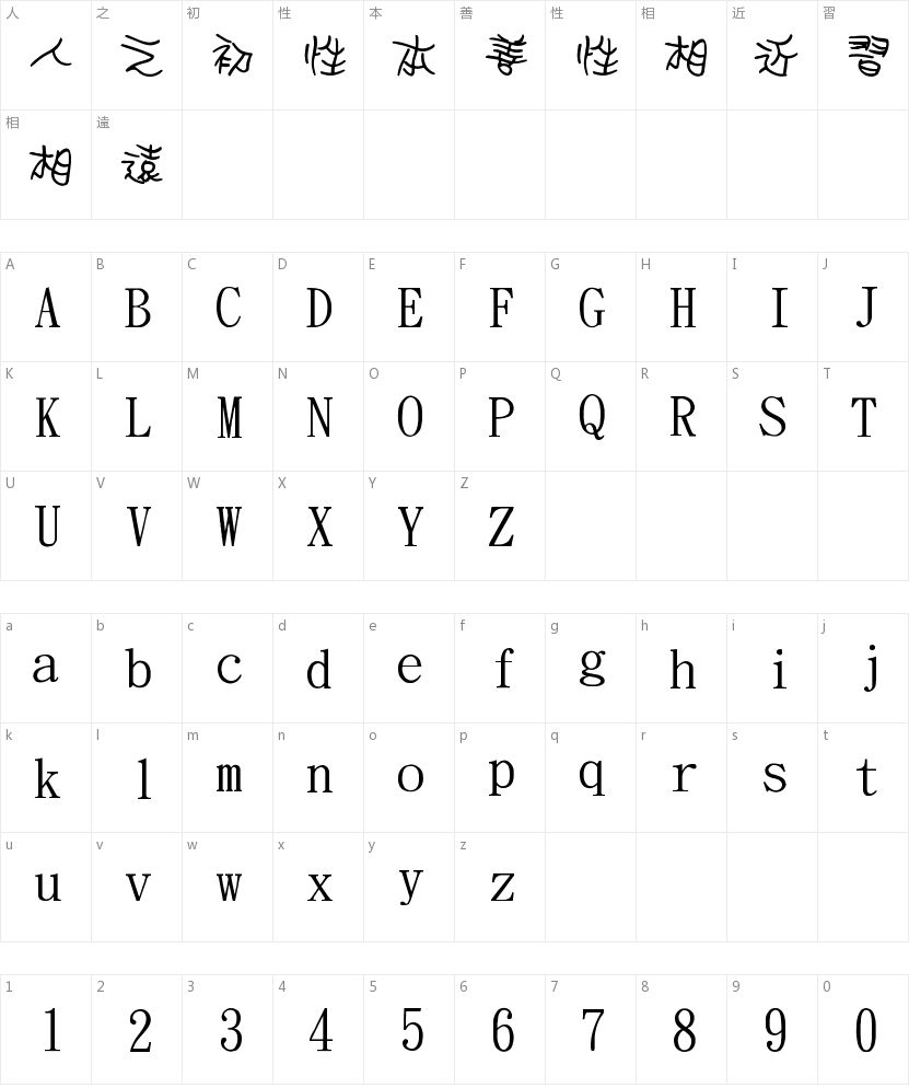 Jinmei Art's Newly Created Fonts