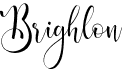 BrighlonFree font download