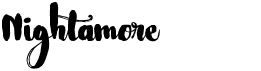 NightamoreFree font download