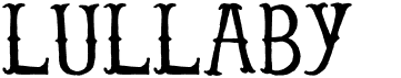 LullabyFree font download