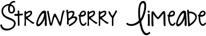 KG Strawberry LimeadeFree font download