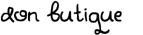 Don ButiqueFree font download