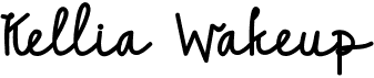 Kellia WakeupFree font download