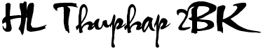 HL Thuphap 2BKFree font download