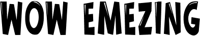 Wow EmezingFree font download