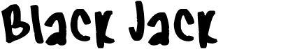 Black JackFree font download