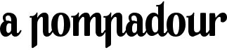 A Pompadour DisplayFree font download