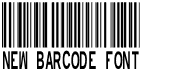 New Barcode Font TFBFree font download