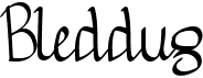 BleddugFree font download