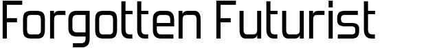 Forgotten FuturistFree font download