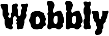 Wobbly BRKFree font download